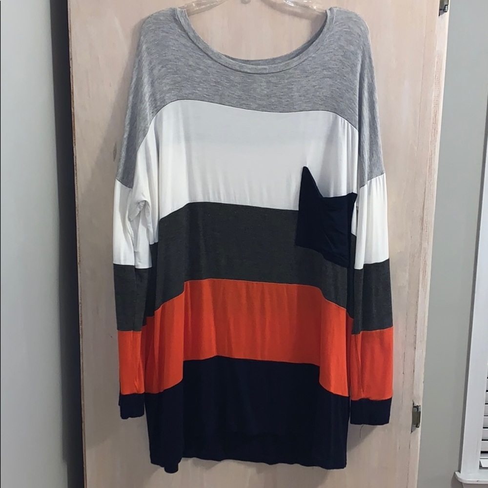 Long sleeve tunic shirt